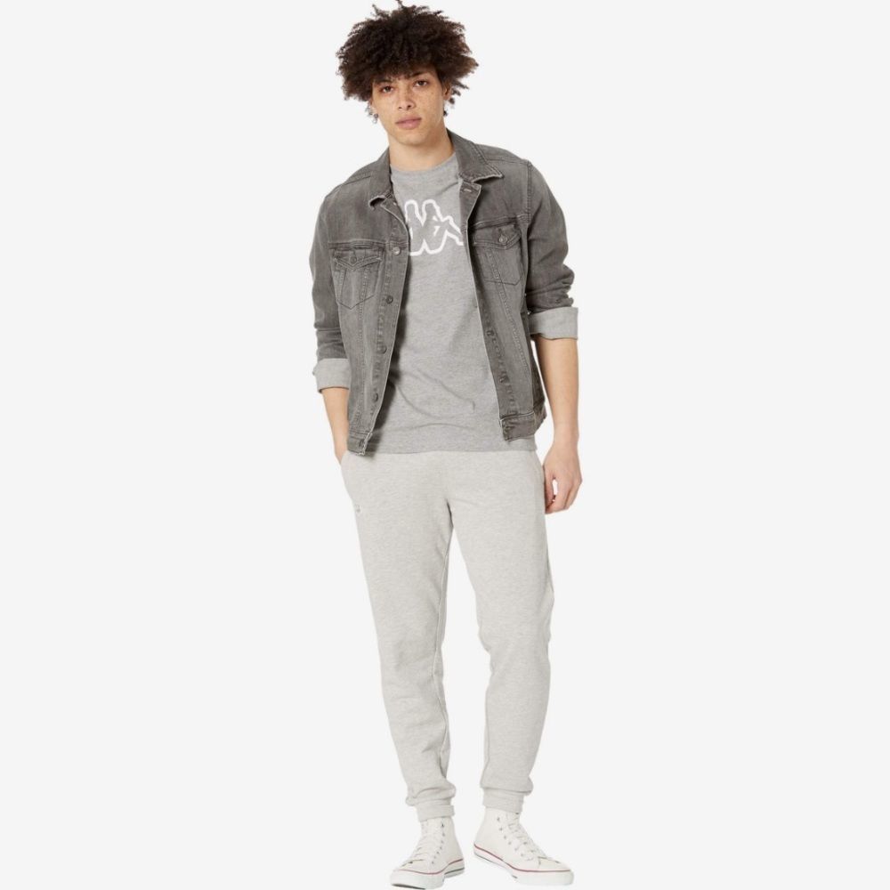 Kappa Logo Cromok T-shirt Grey Medium Melange